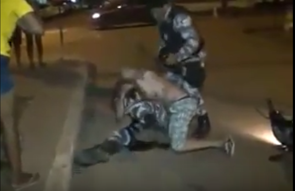 BJJ Street Fight in brazil